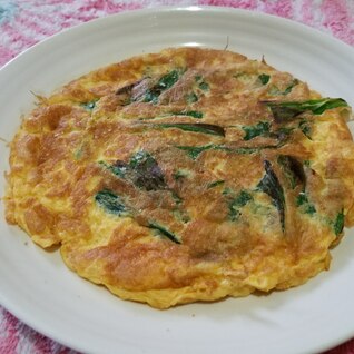 行者にんにくのスパニッシュオムレツ中華風味